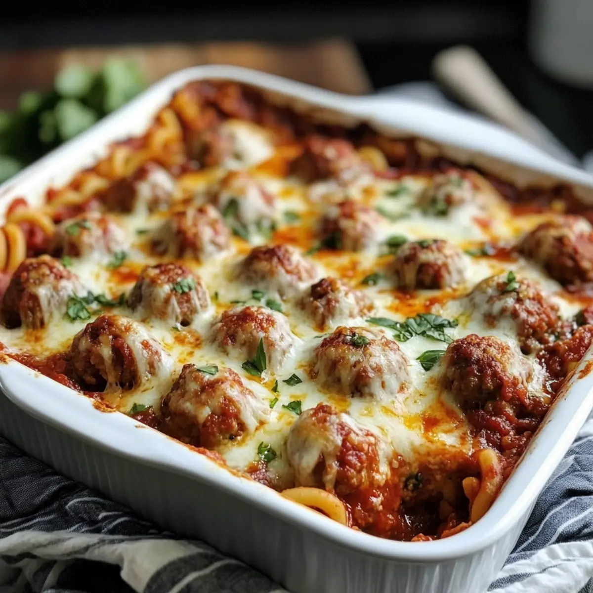 Dump-and-Bake Meatball Casserole: A Cozy Family Favorite