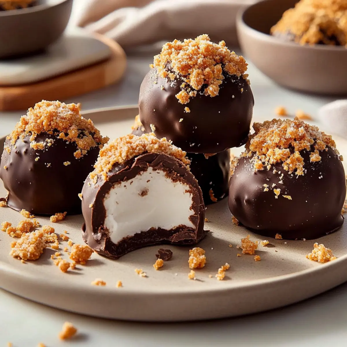 S’mores Marshmallow Truffles: Irresistibly Chewy & No-Bake Treats