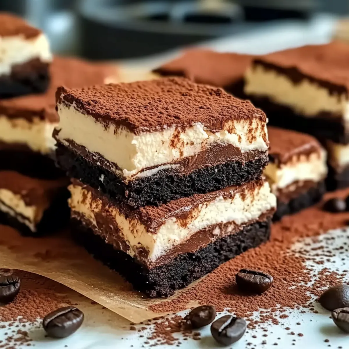 Irresistibly Easy Tiramisu Brownies Recipe for Home Bakers