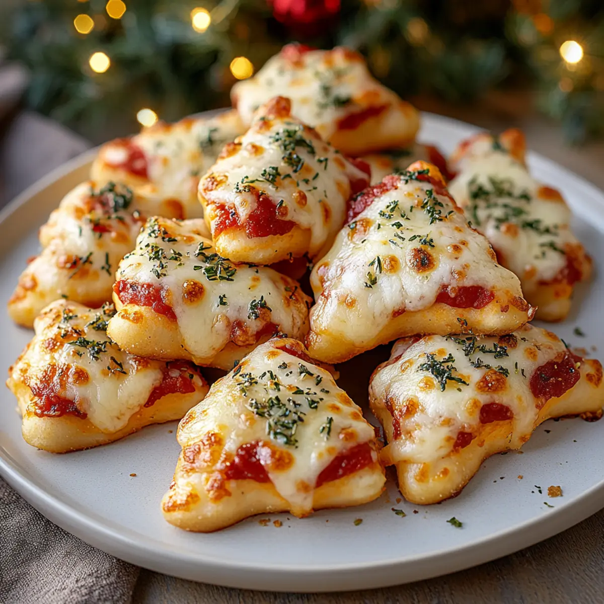 Cheesy Christmas Pizza Bites: Fun Holiday Flavors to Share