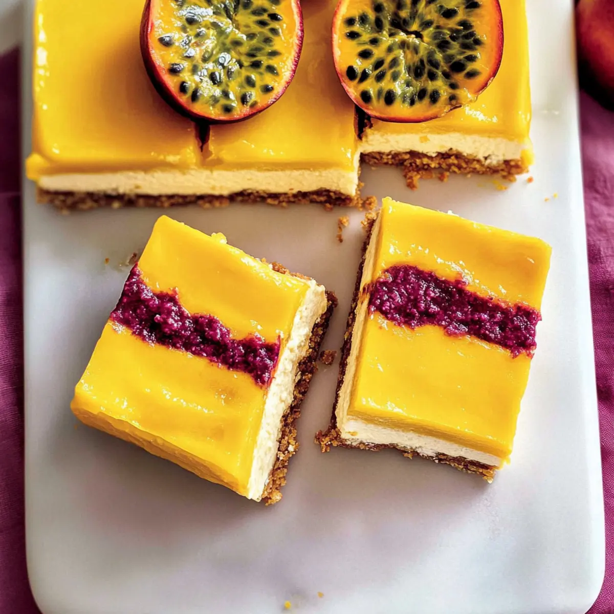 Vegan Mango Cheesecake Bars: Creamy Joy in Every Bite