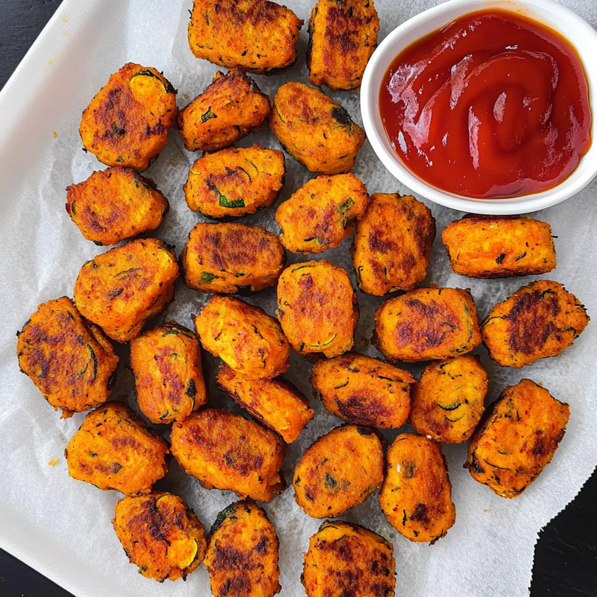 Baked Sweet Potato Zucchini Tots That Kids Will Devour