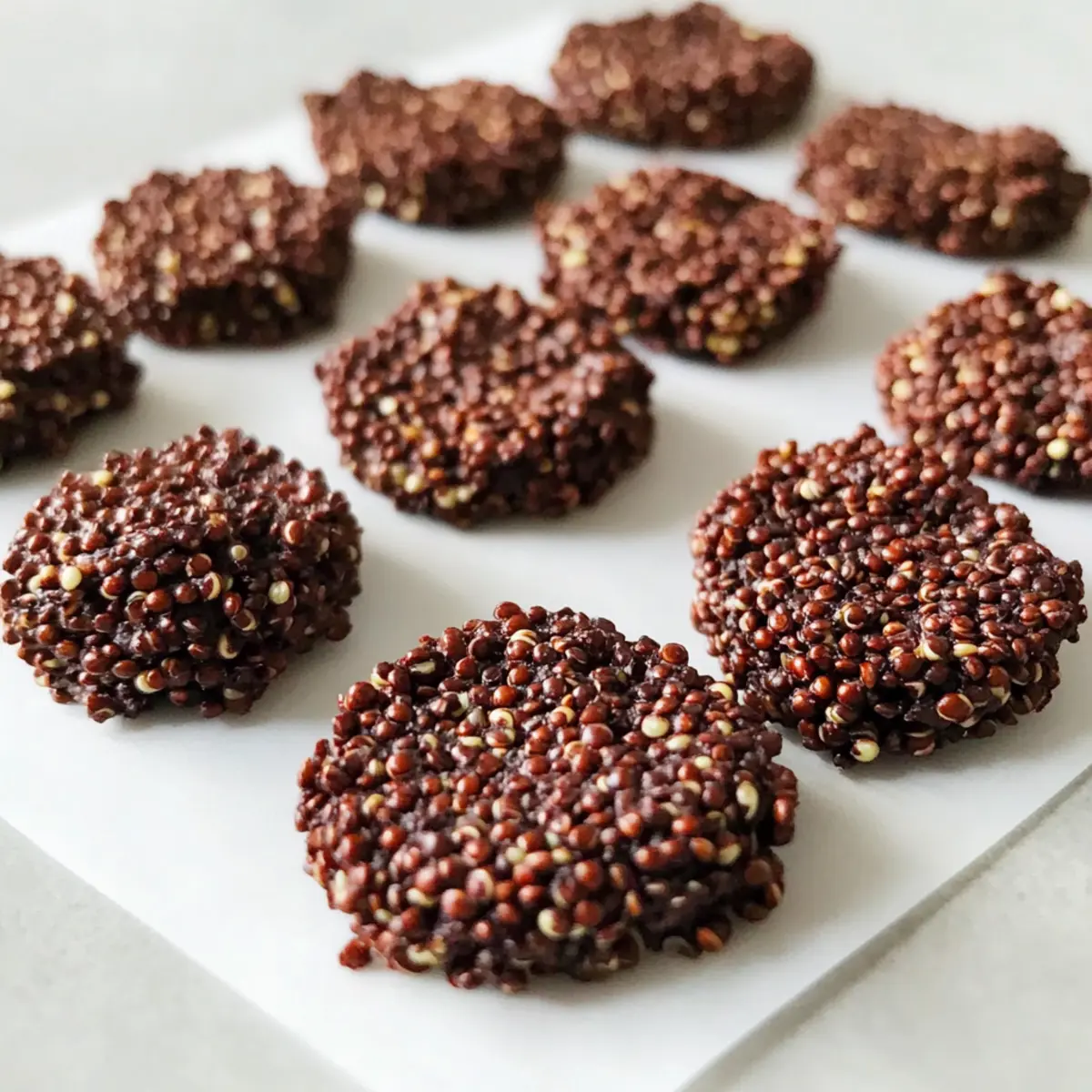 Dark Chocolate Quinoa Crisps: Crunchy, Guilt-Free Delight