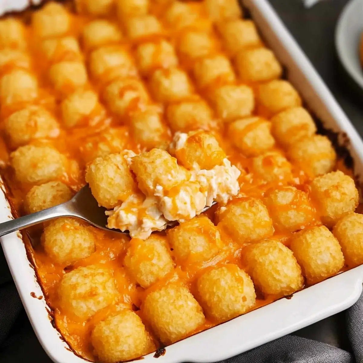 Buffalo Chicken Tater Tot Casserole: Comfort Food Bliss