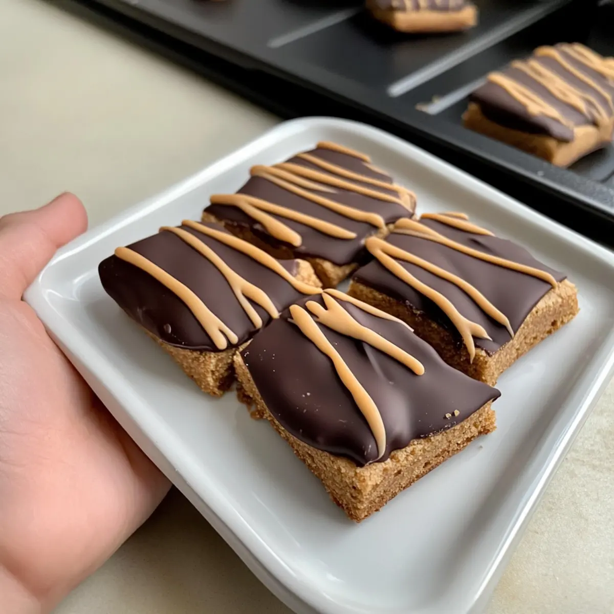 Delicious Buckeye Graham Crackers with Peanut Butter Bliss