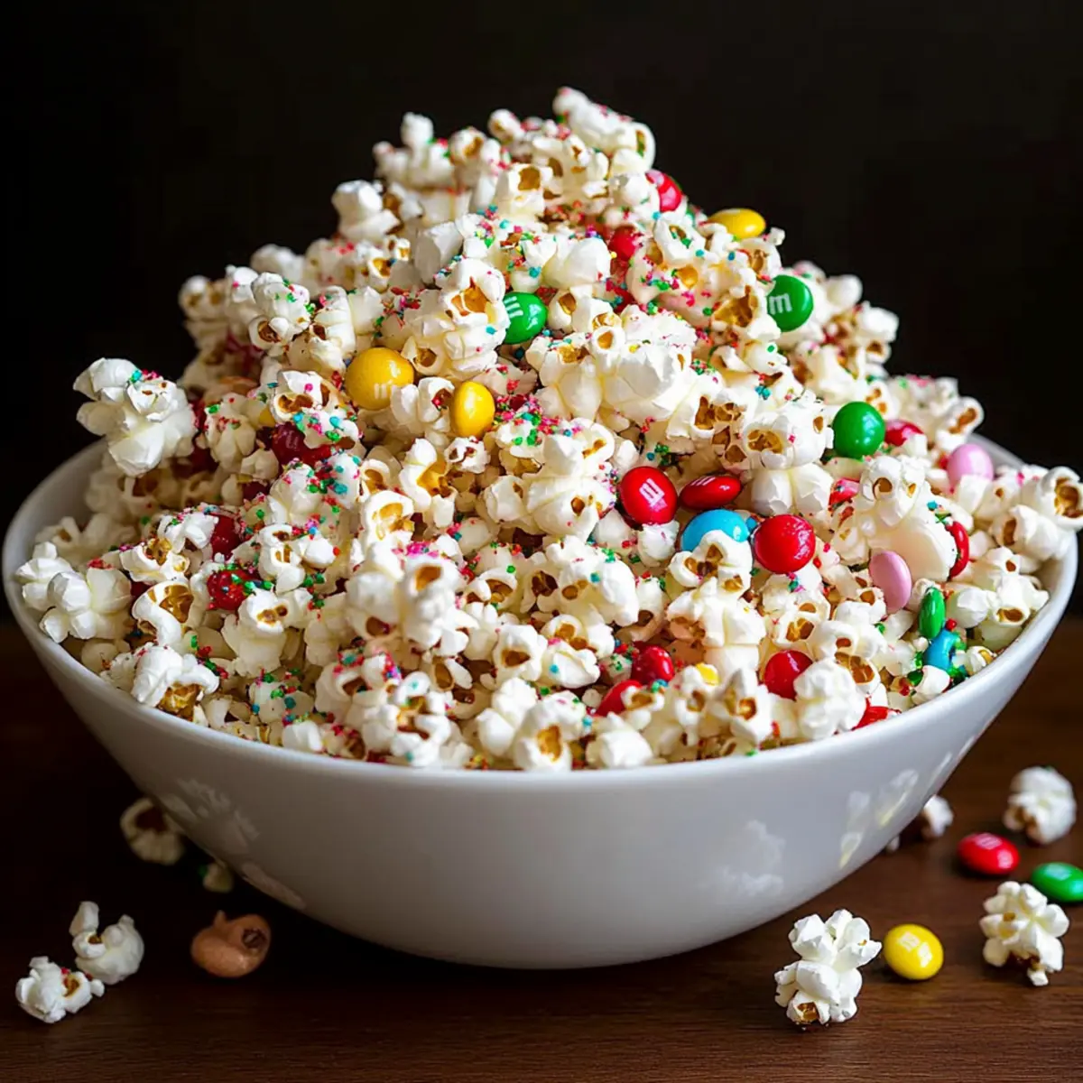 Delight in Christmas Crunch: Easy White Chocolate Popcorn Treat