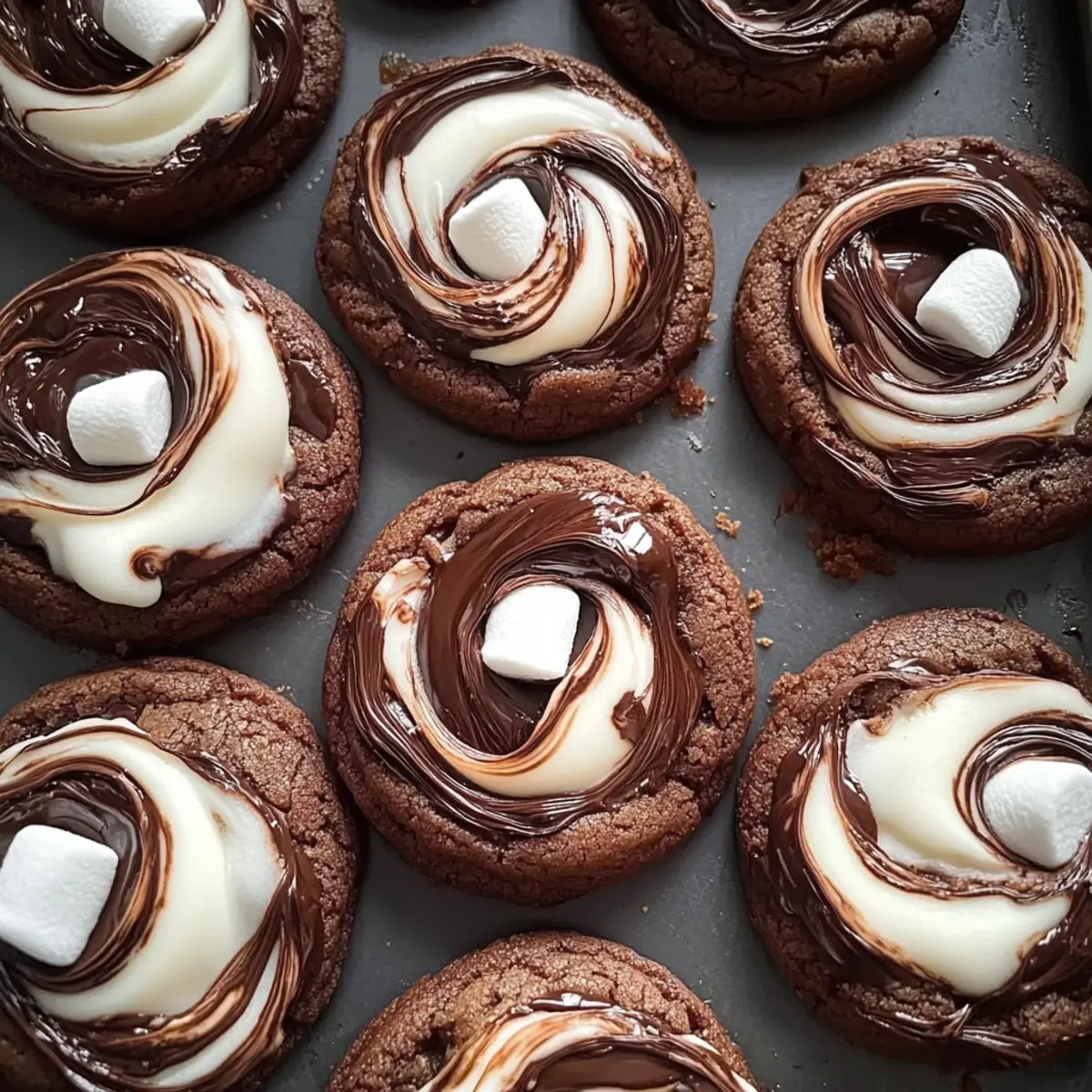Marshmallow Chocolate Cookies: Gooey Joy in Every Bite