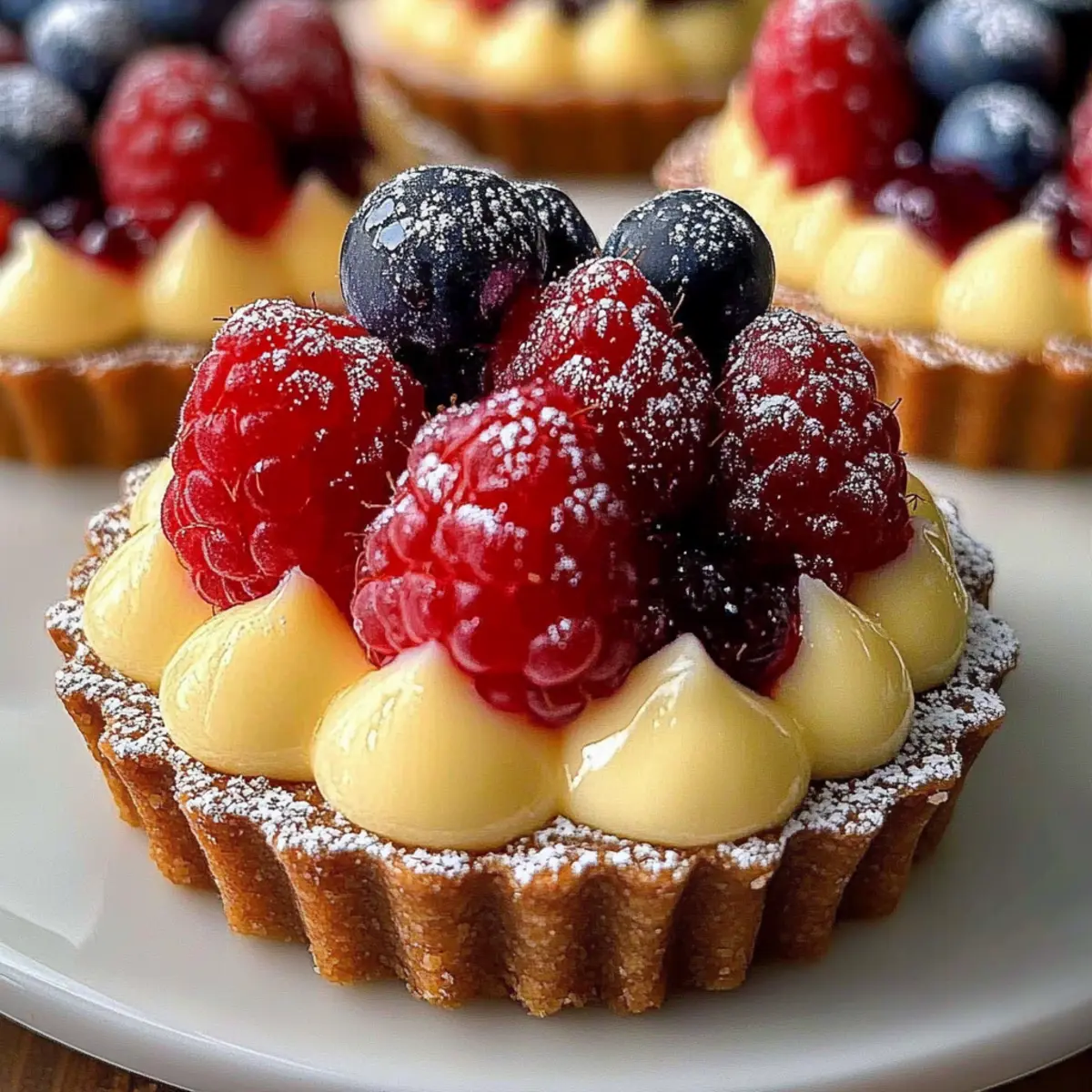 Delight in Elegant White Chocolate Mousse Tartlets Today