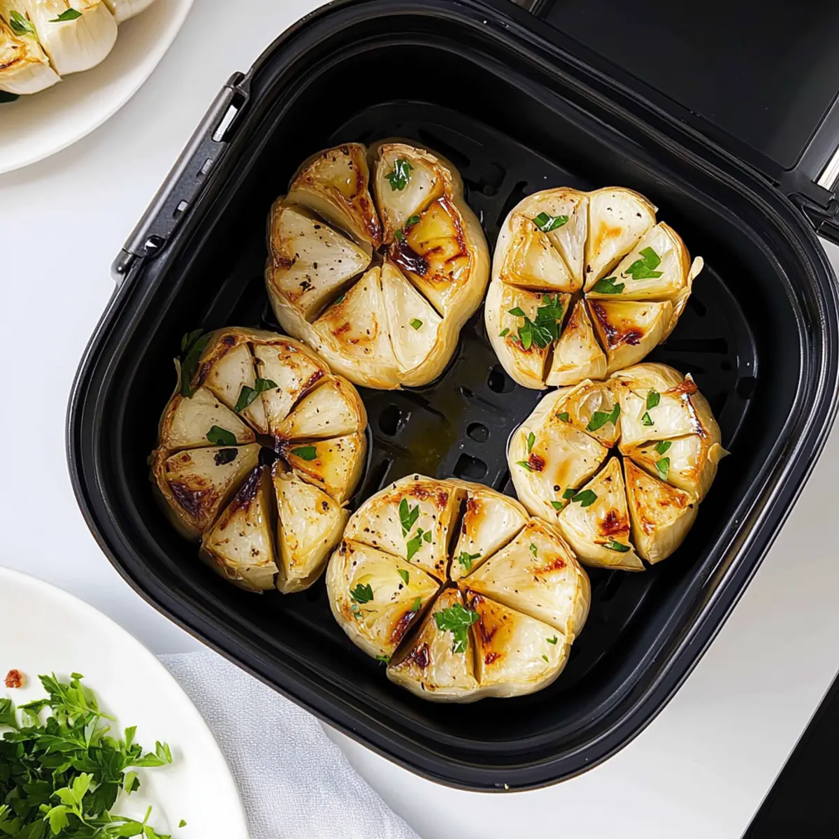 Savory Roasted Air Fryer Garlic Bulbs for Flavor Boosts