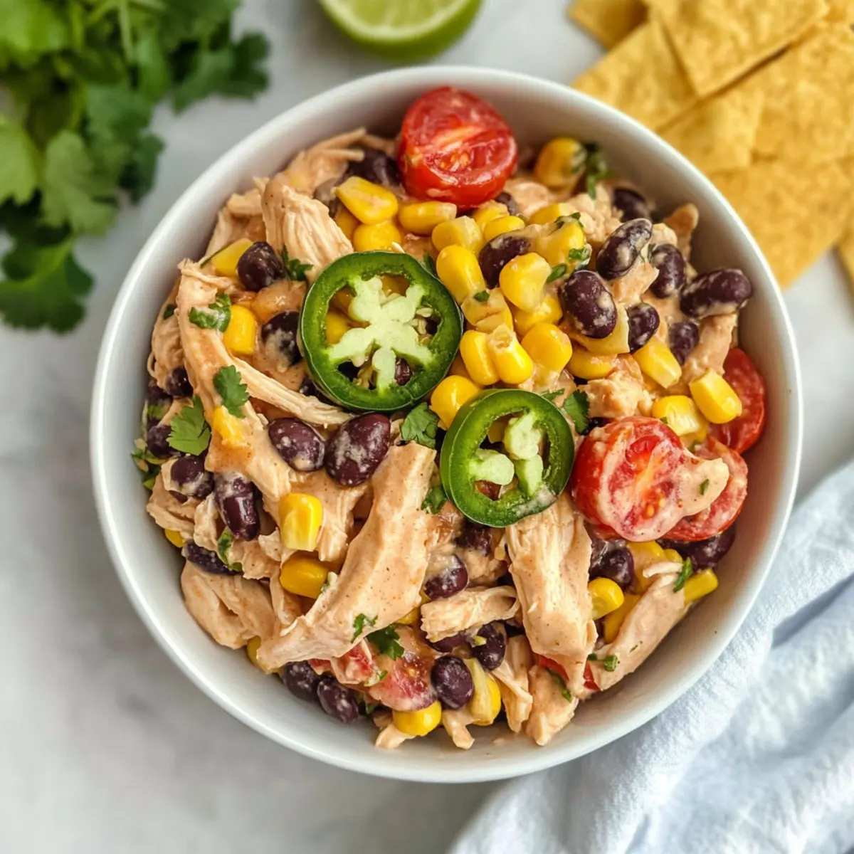 Zesty Barbecue Lime Southwest Chicken Salad That Wows