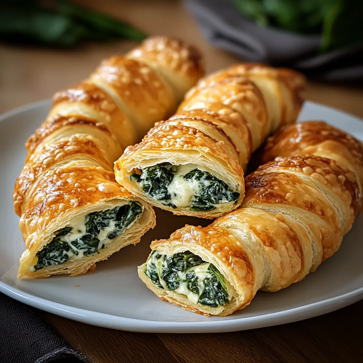 Irresistibly Cheesy Parmesan and Spinach Cheese Twists