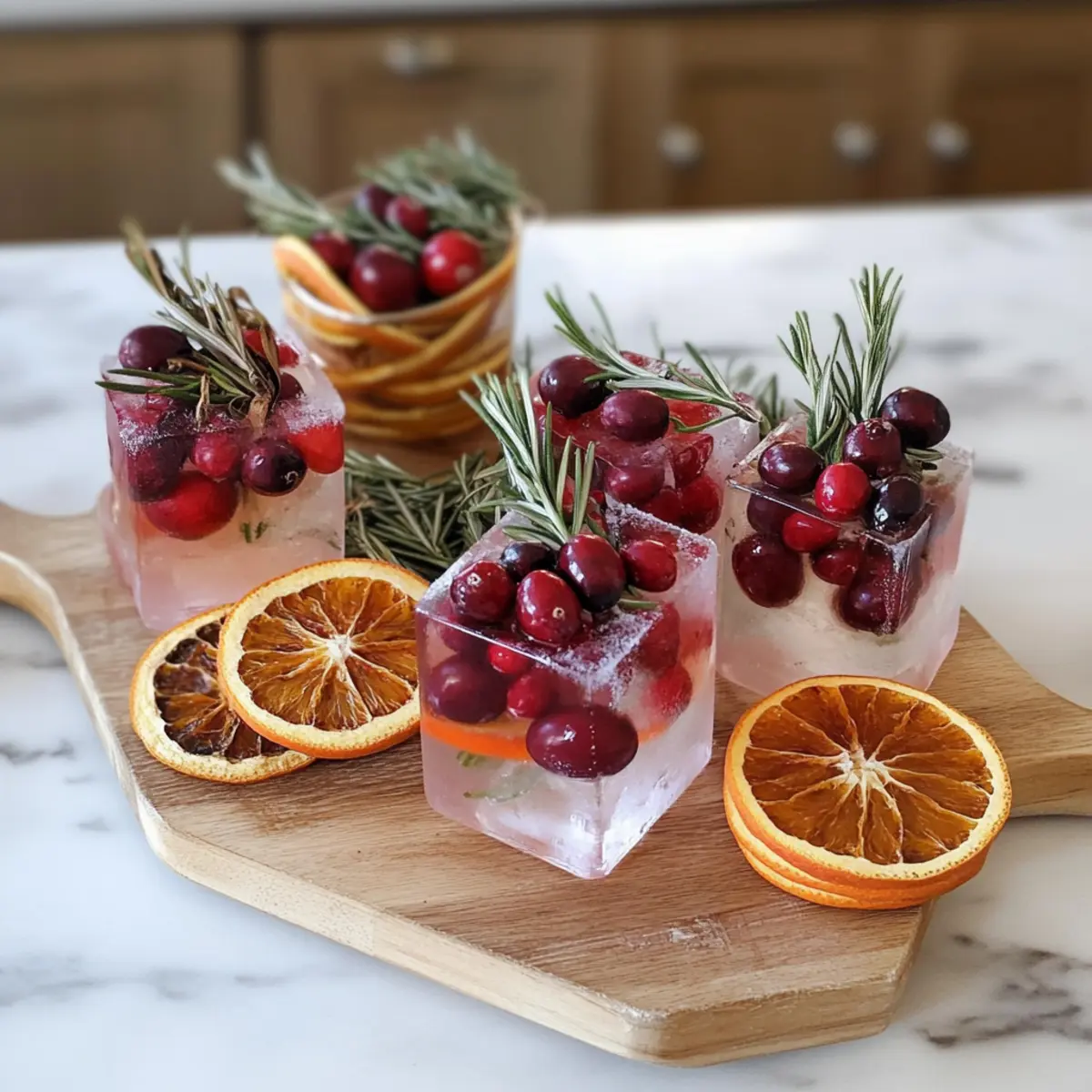 Festive Holiday Ice Cubes to Brighten Your Cocktails
