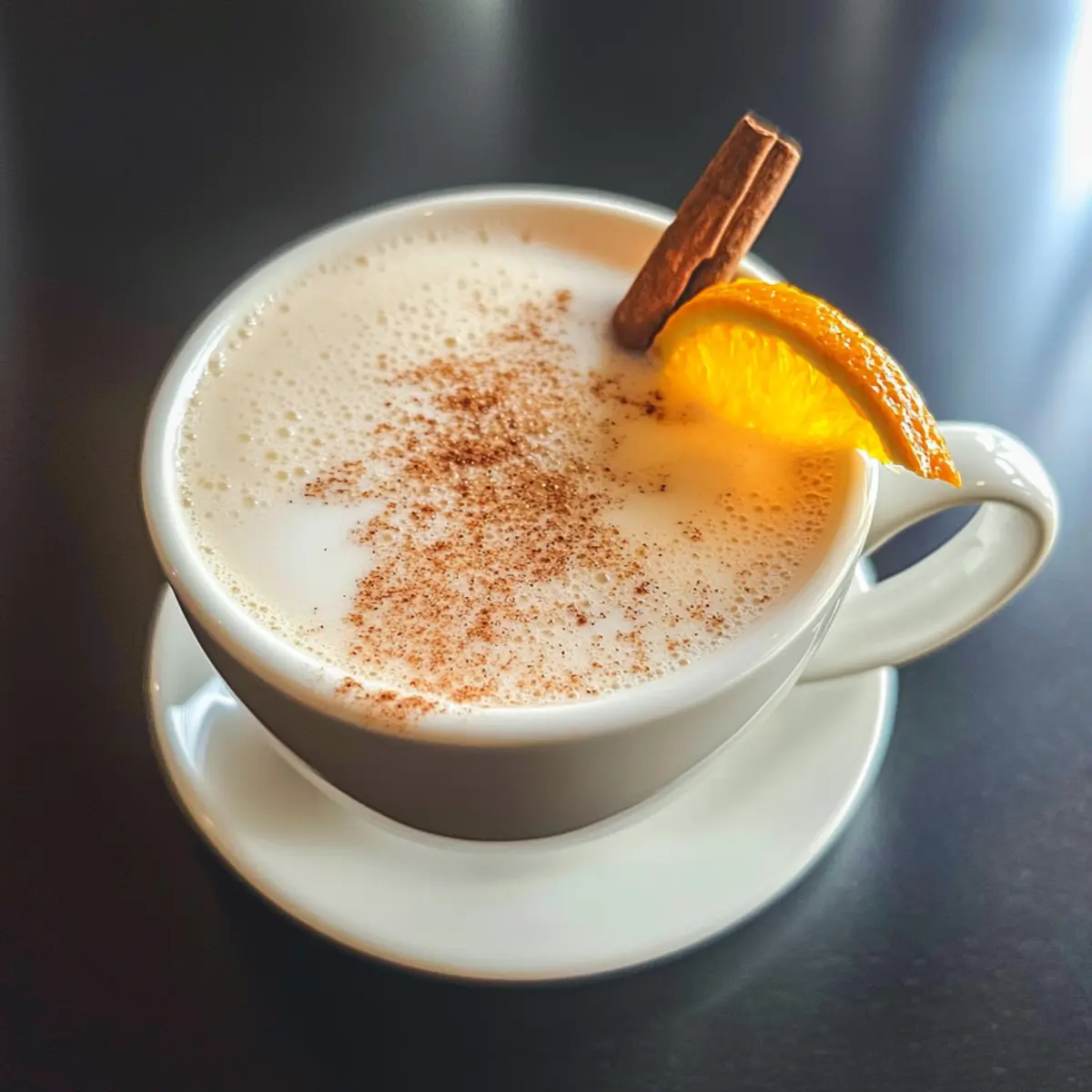 Cozy Orange Cinnamon Milk Tea for Soothing Comfort