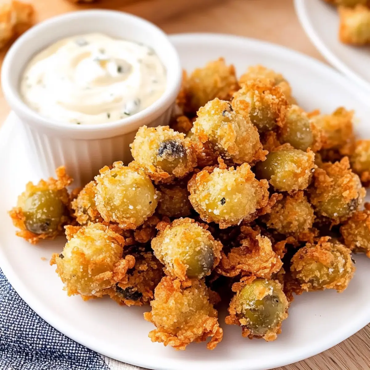 Crispy Fried Olives with Garlic Aioli for Flavor Lovers