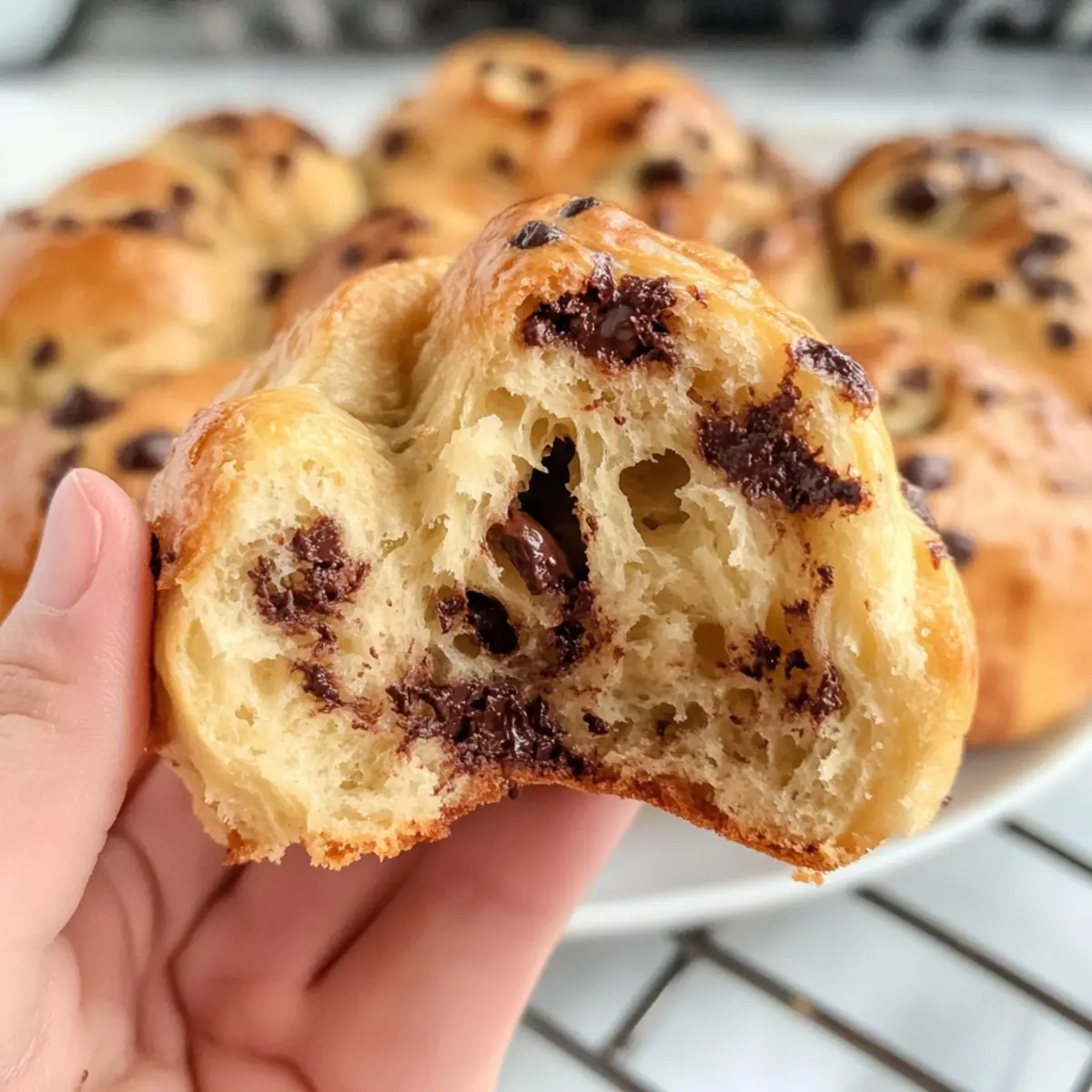 Buttery-Soft Chocolate Chip Brioche Rolls for Cozy Mornings