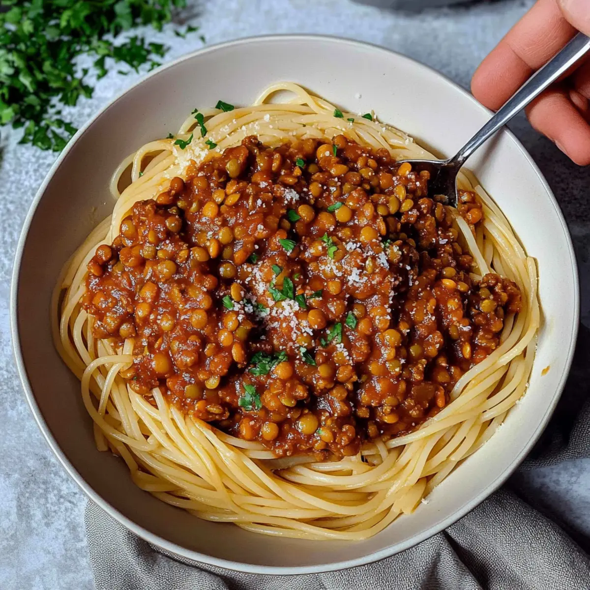 Savory Vegan Bolognese Sauce Bursting with Flavor