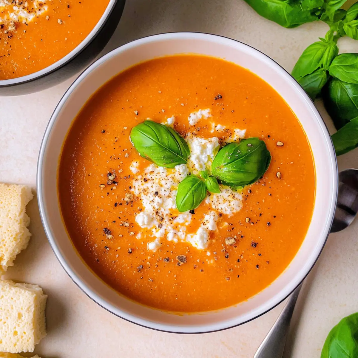 High Protein Tomato Soup for a Cozy, Nutritious Boost