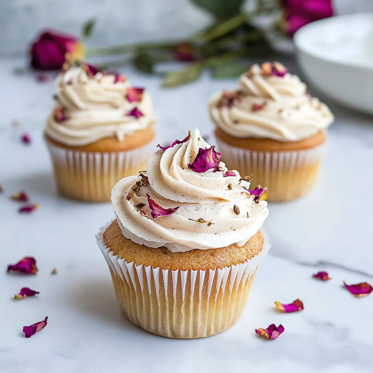 Vegan Cardamom Rose Cupcakes That Will Amaze Your Taste Buds