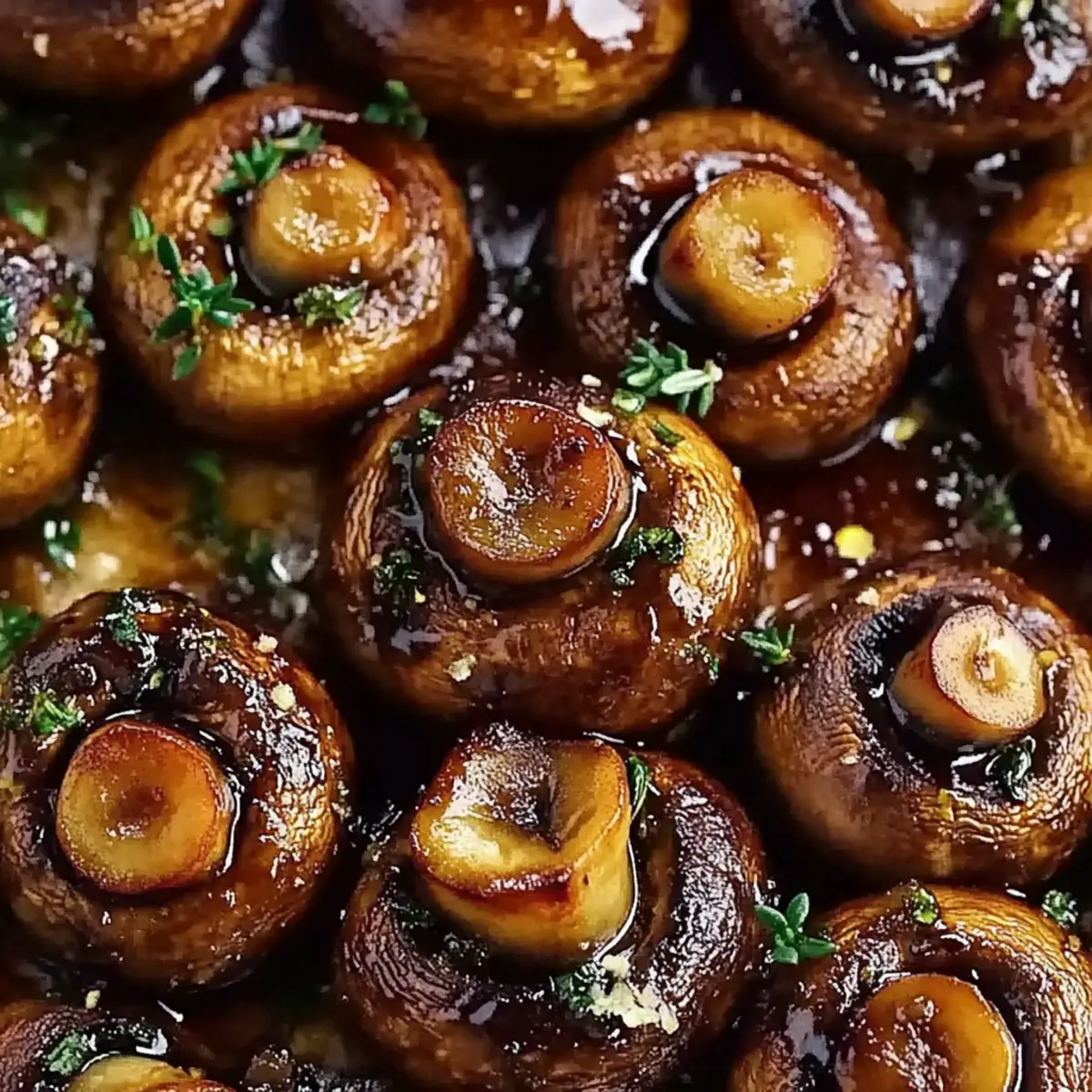 Roasted Balsamic Soy Garlic Mushrooms for the Perfect Side Dish