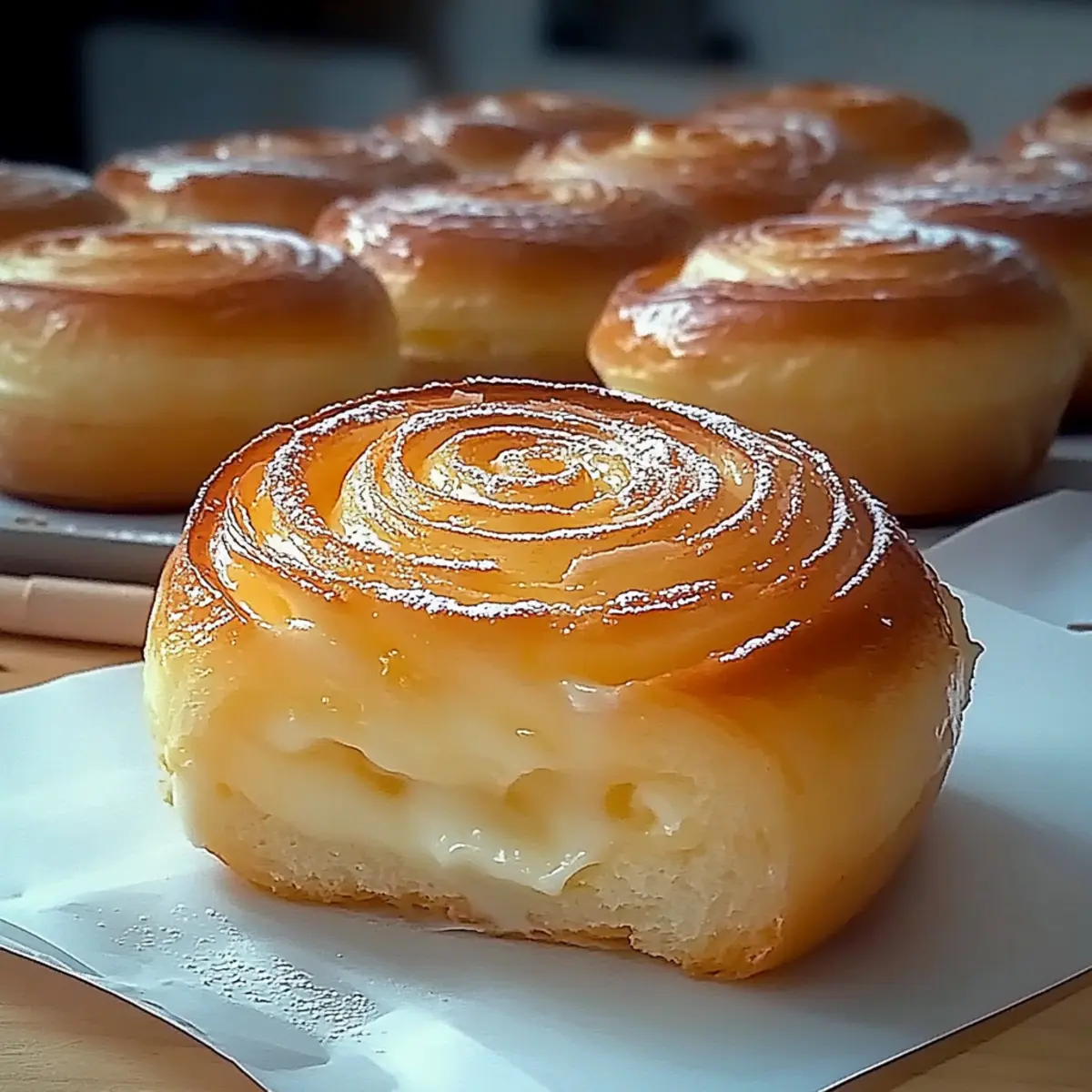 Custard-Filled Sweet Bread: A Heartwarming Homemade Treat