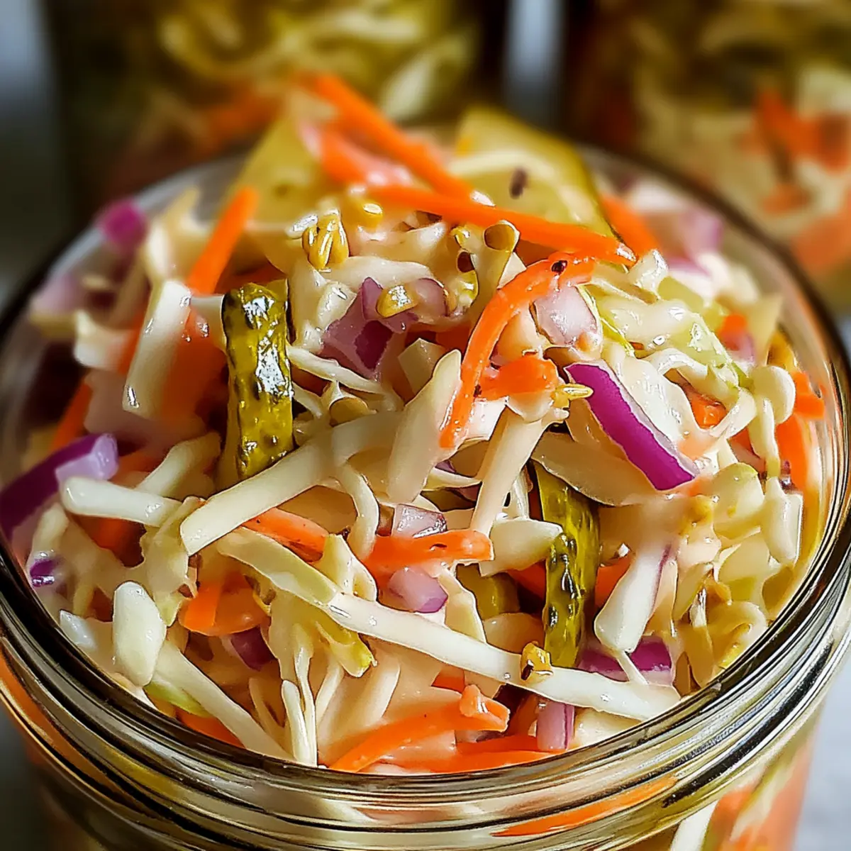 Crunchy Pickle Slaw: A Sweet & Spicy Summer Sensation