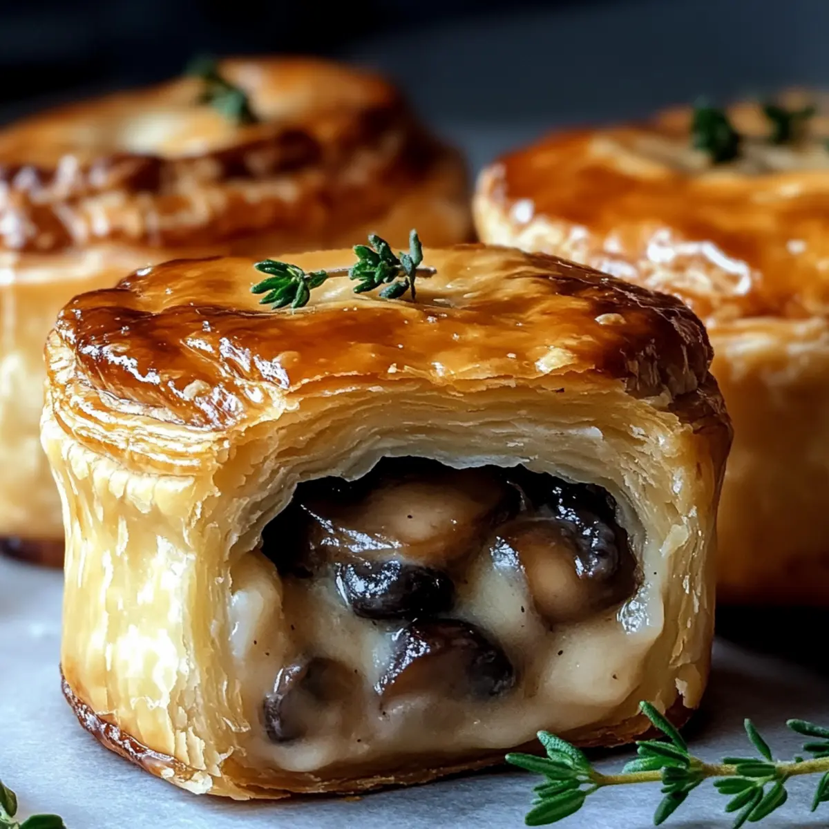 Mini Mushroom & Gruyère Pot Pies That Warm the Soul