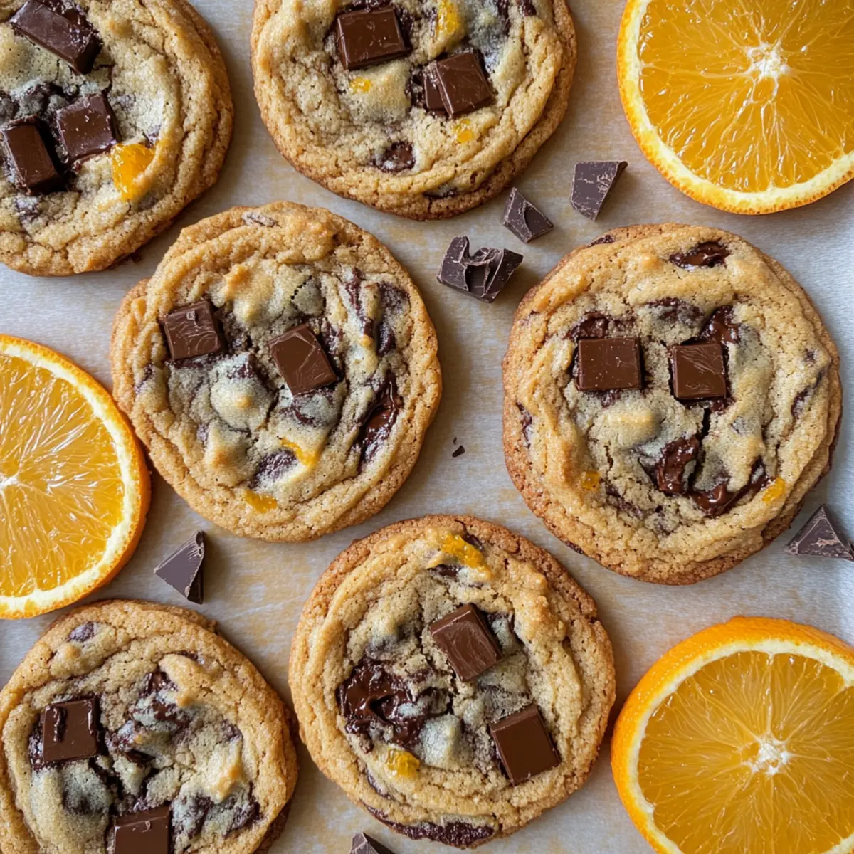 Decadent Orange Dark Chocolate Chunk Cookies to Brighten Your Day