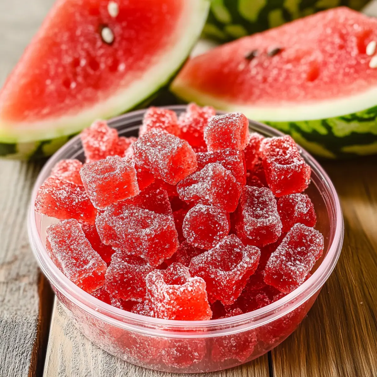 Delightful Watermelon Gummies for Guilt-Free Snacking