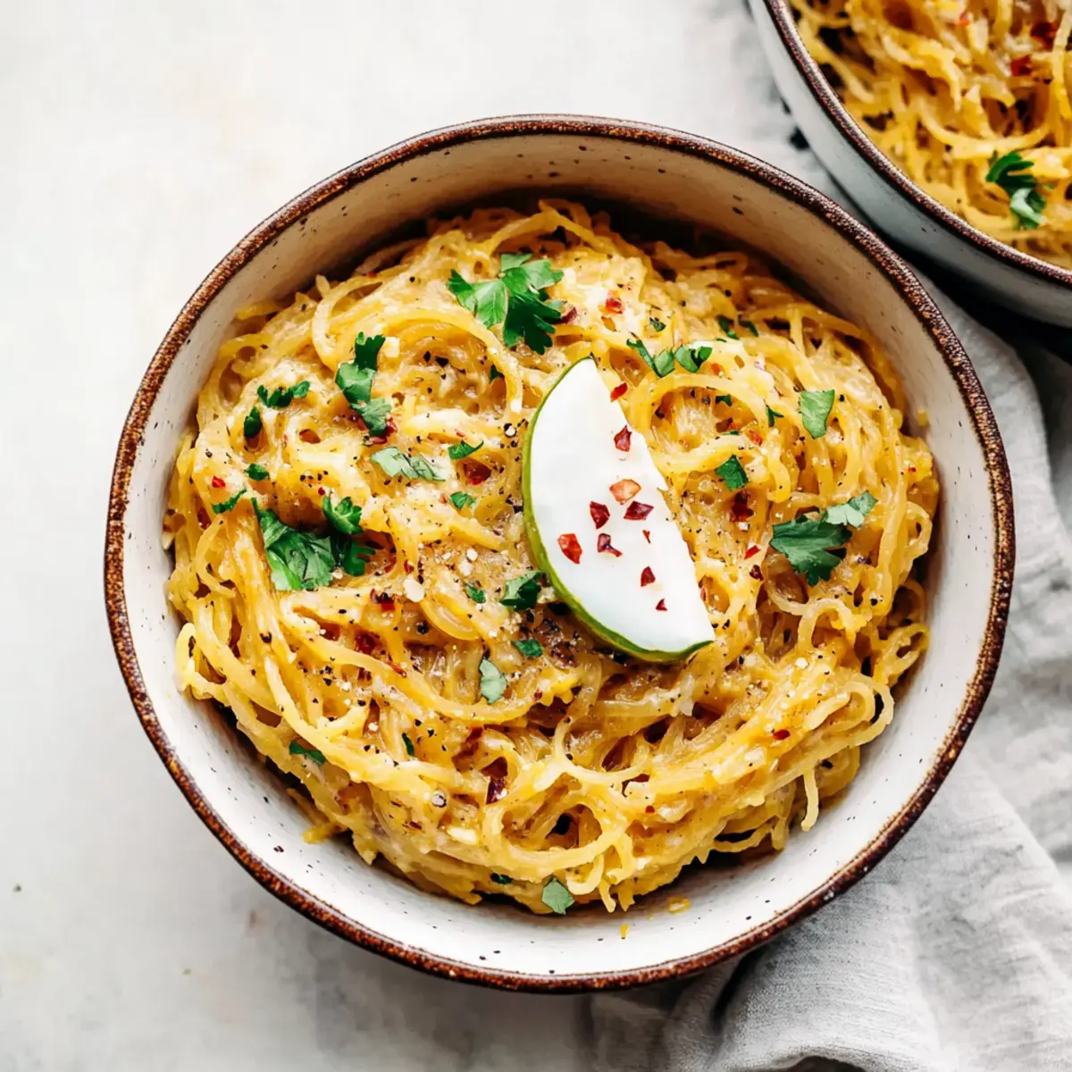 Spicy Spaghetti Squash Noodles That Satisfy and Delight