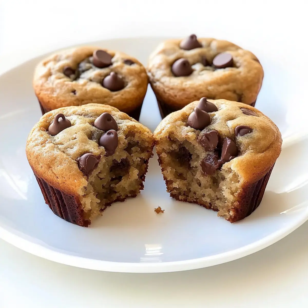 Flourless Peanut Butter Banana Muffins That Melt in Your Mouth