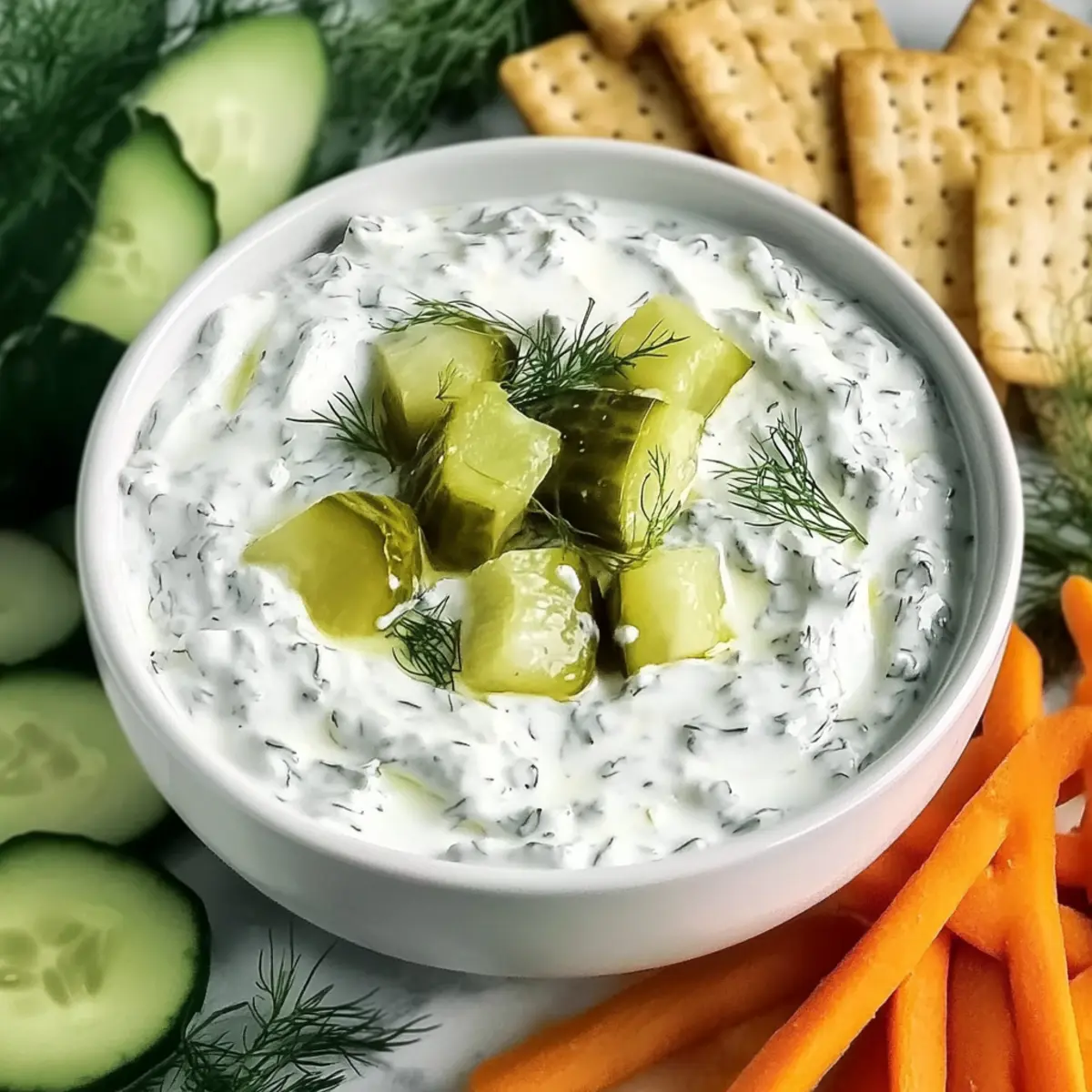 Creamy Dill Pickle Cottage Cheese Dip: A Tangy Delight for All