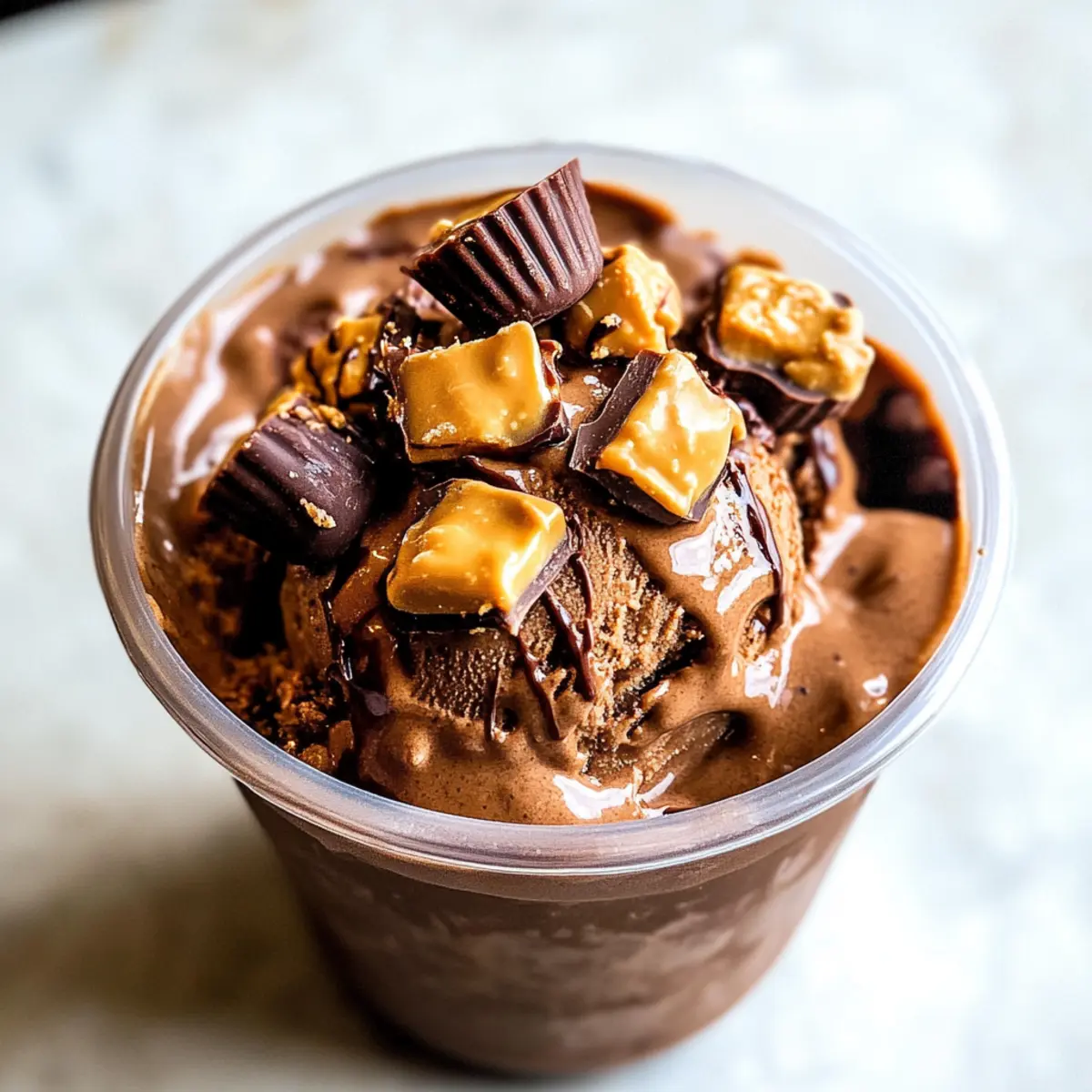 Creamy Chocolate Peanut Butter Protein Ice Cream You’ll Love