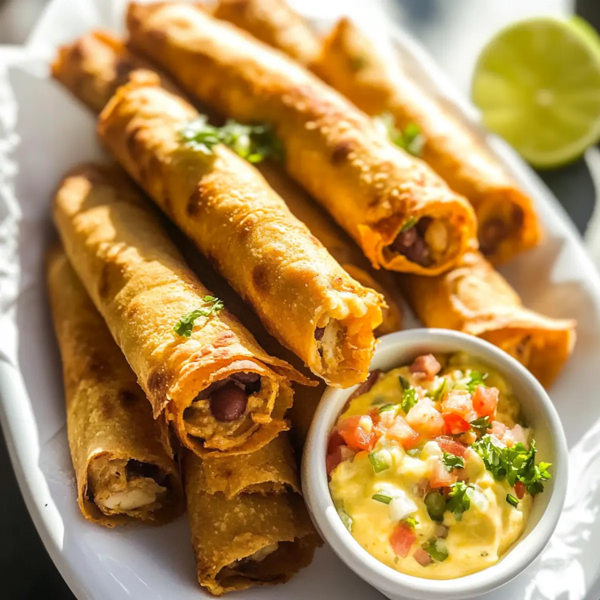 Crispy Vegan Taquitos (Air Fryer or Baked) That Wow Your Tastebuds