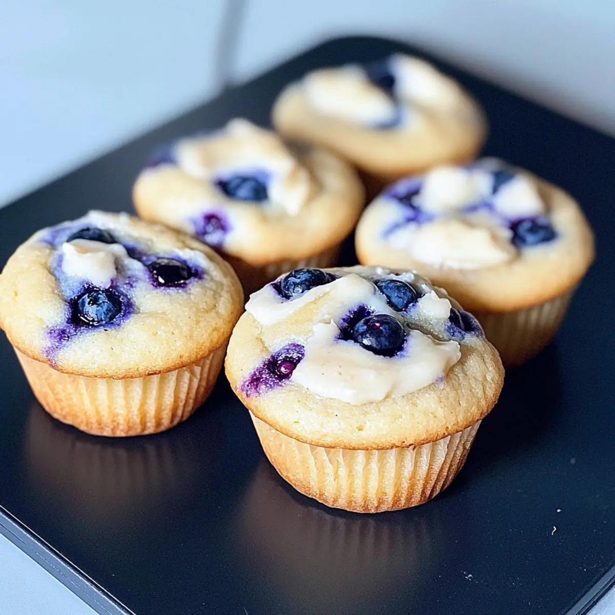 Fluffy Blueberry Cream Cheese Protein Muffins to Love