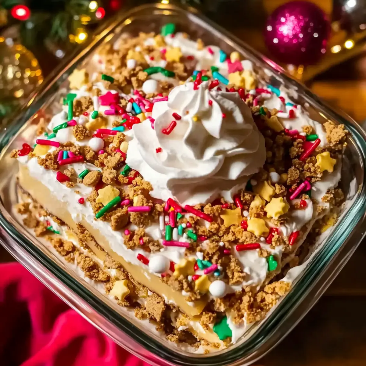 Irresistible Christmas Cookie Lasagna – No-Bake Delight