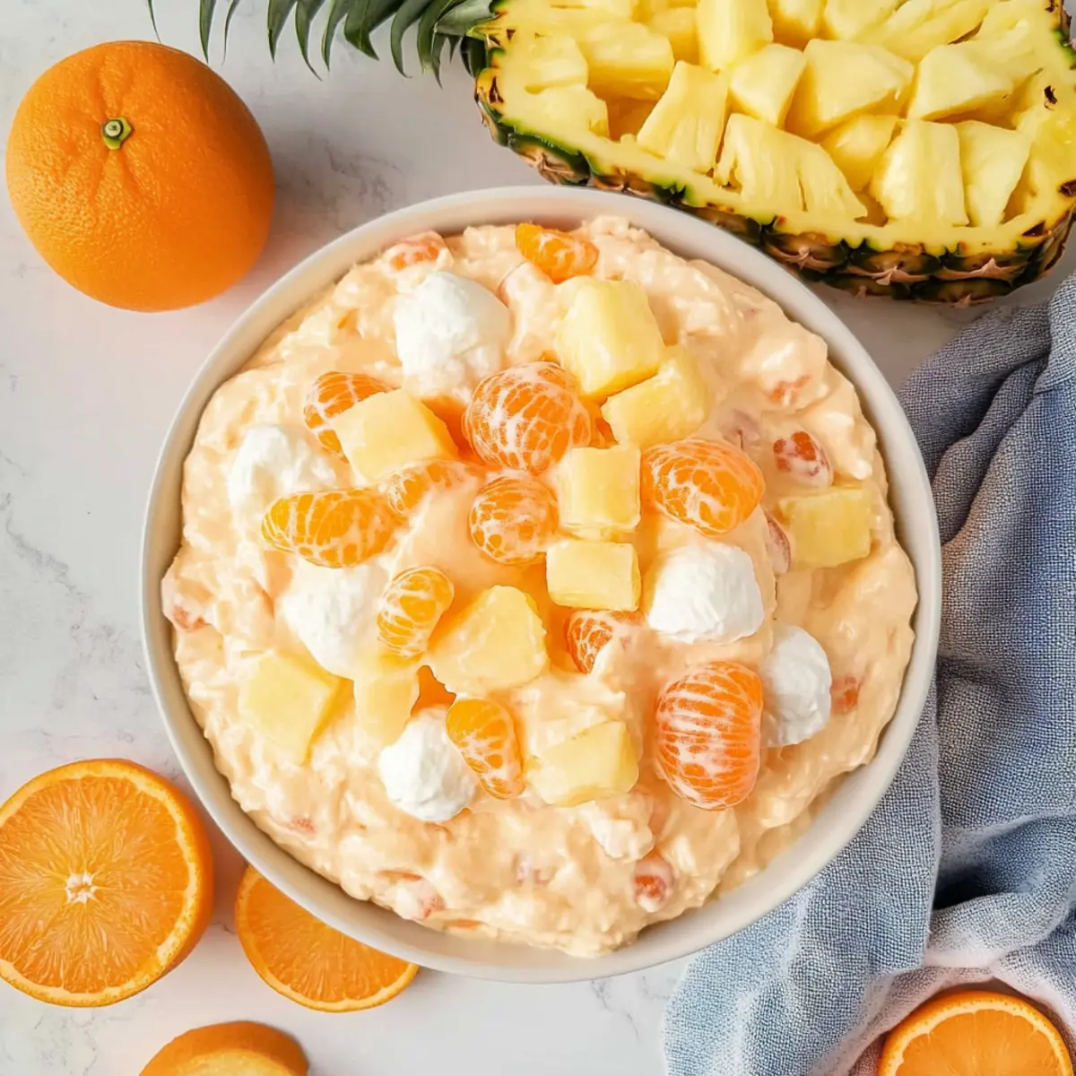 Orange Fluff Salad: A Creamy, No-Bake Delight for All