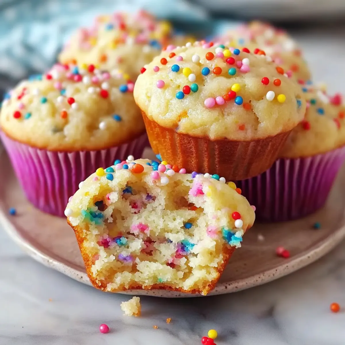 Mini Funfetti Yogurt Muffins for Joyful Mornings at Home