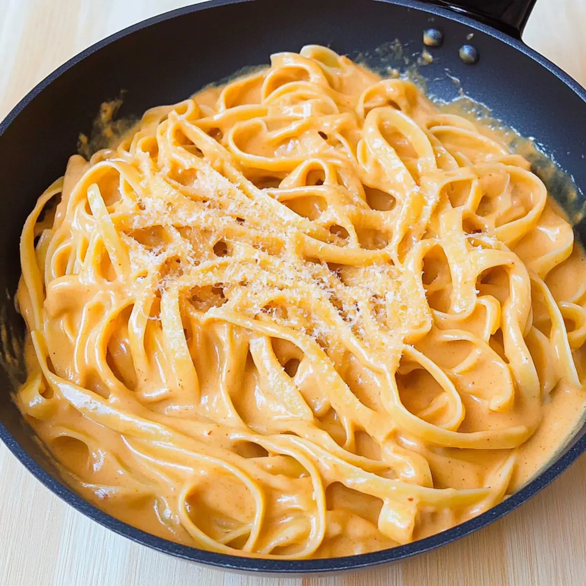Creamy Red Pepper Alfredo Pasta That’s Guilt-Free and Delicious