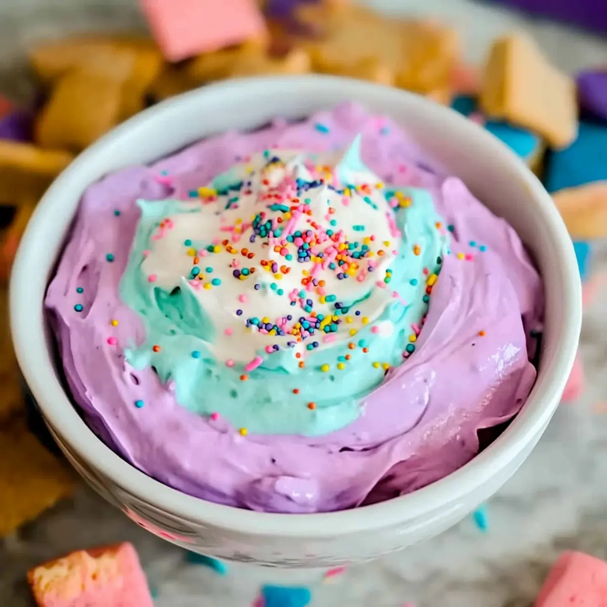 Unicorn Dip: A Colorful Sweet Treat for Your Next Party