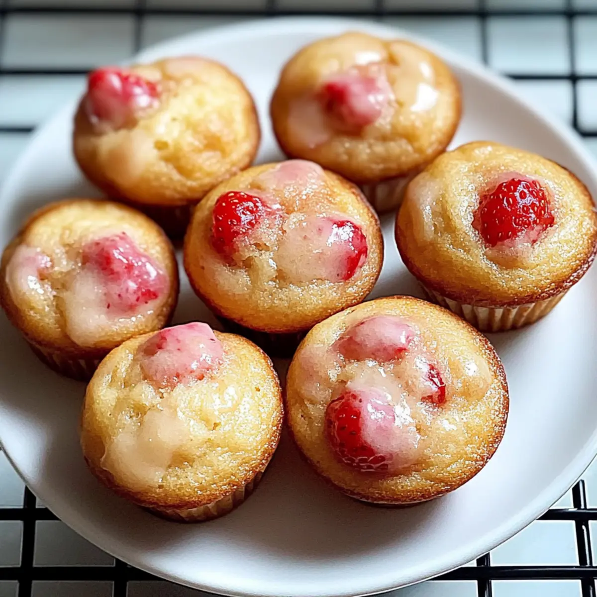 Delicious Strawberry Yogurt Mini Muffins for Easy Baking Fun
